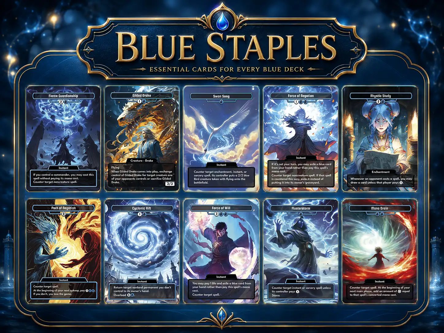 Blue Staples