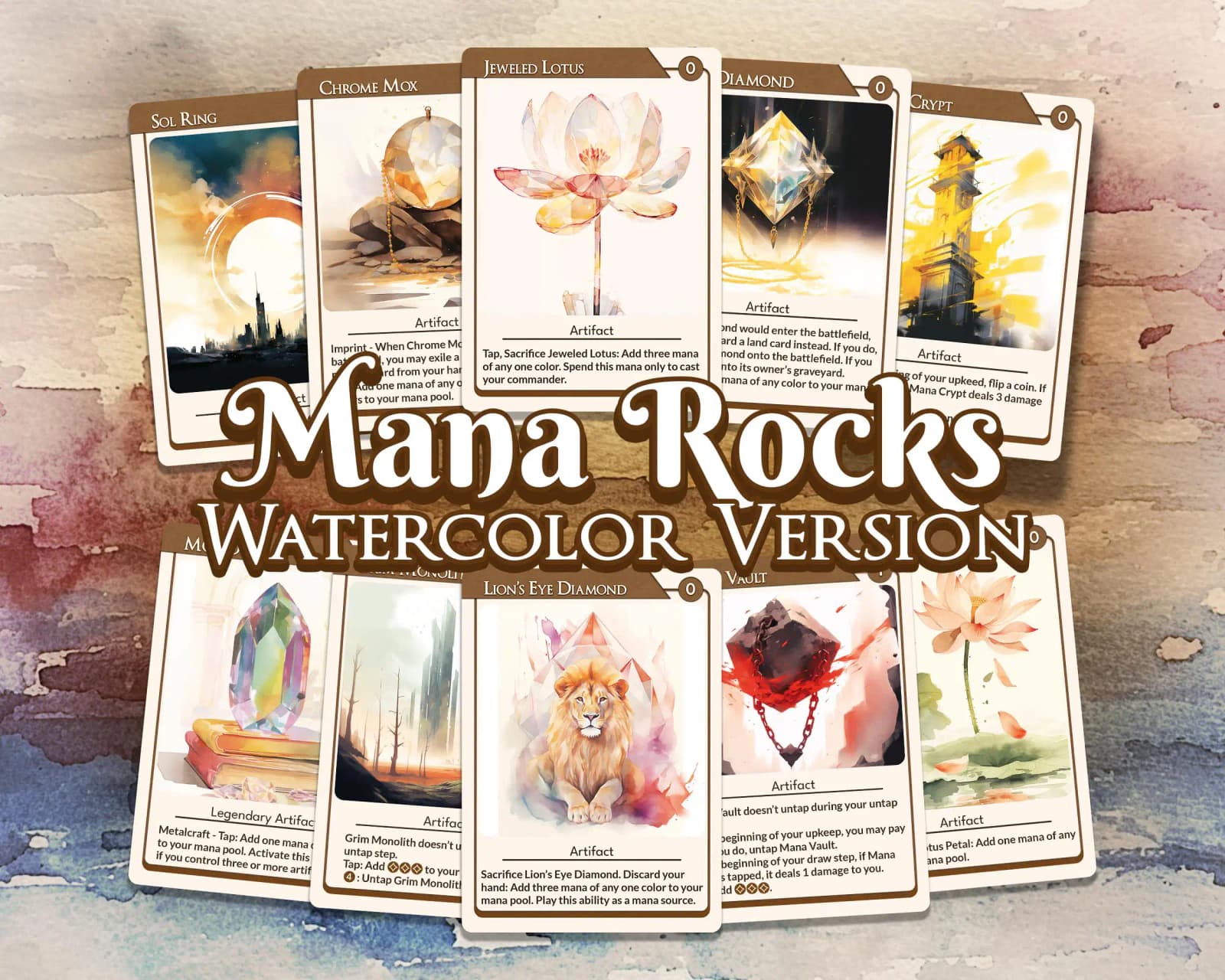 Mana Rocks Watercolor