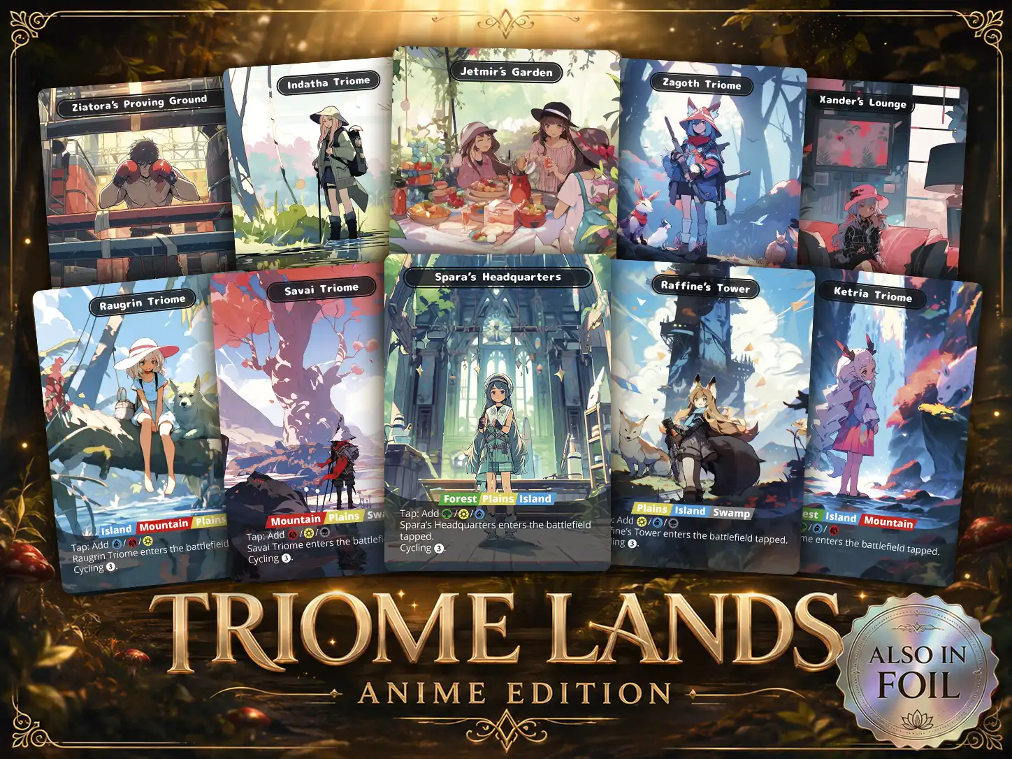 Triomes