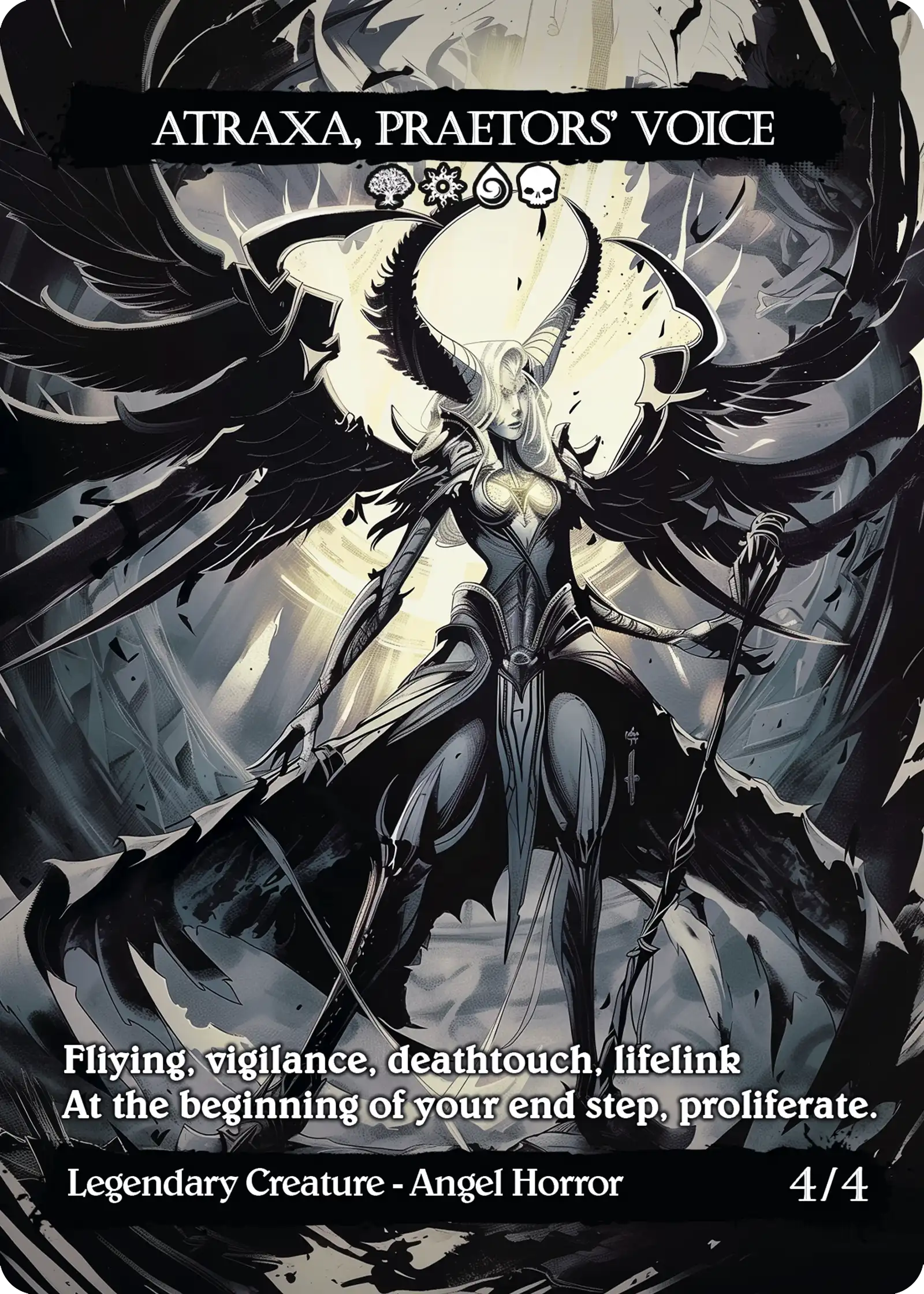 Atraxa, Praetors' Voice