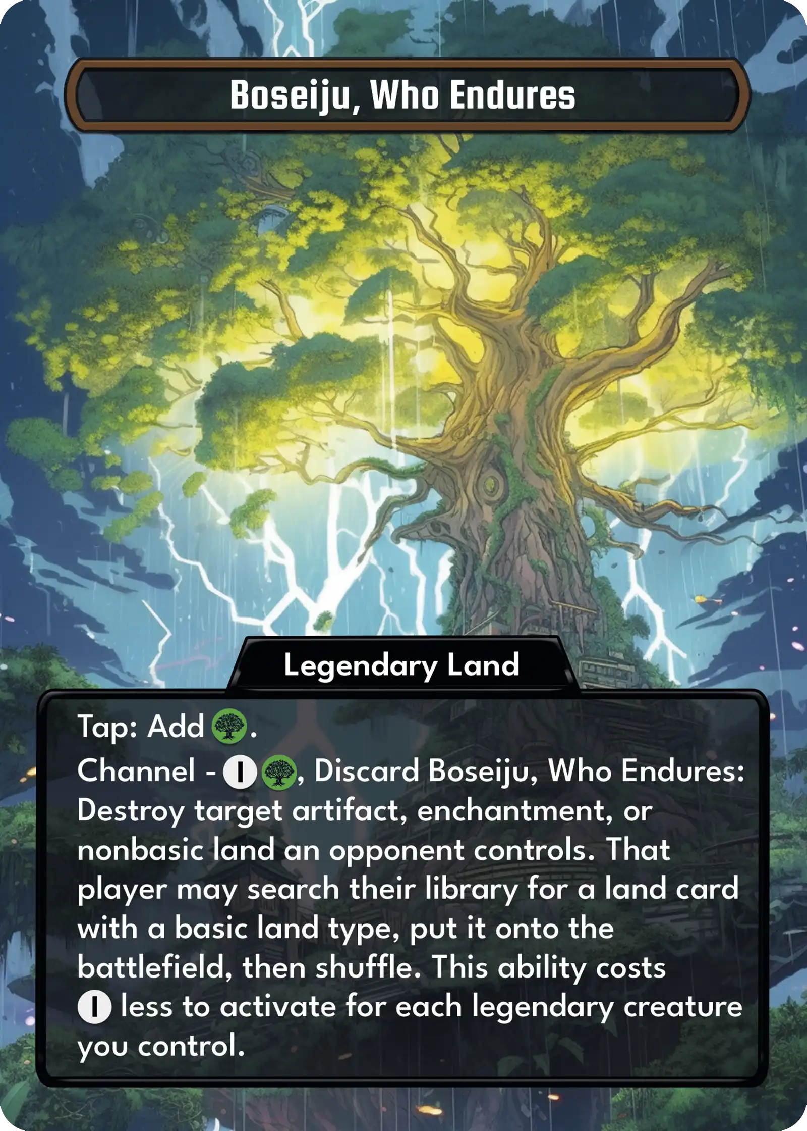 Boseiju, Who Endures