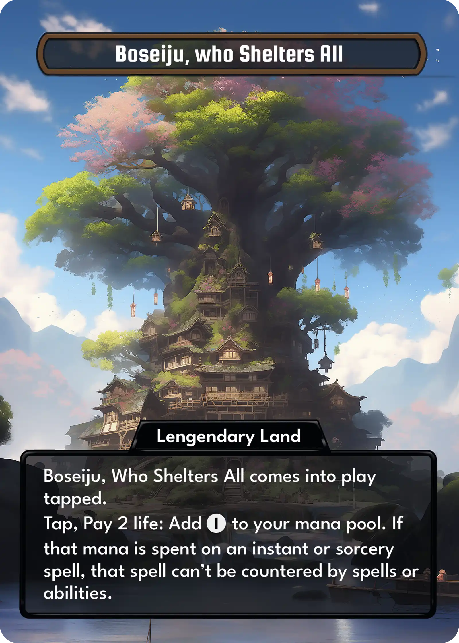 Boseiju, Who Shelters All