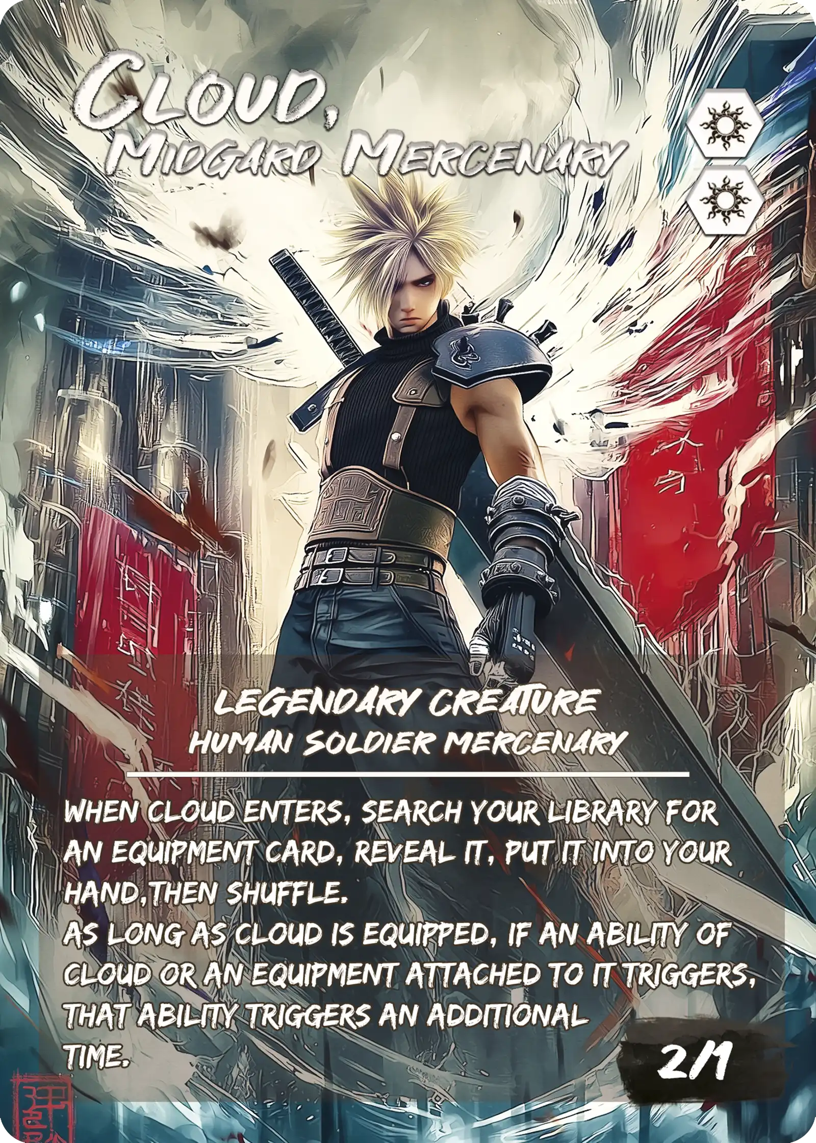 Cloud, Midgar Mercenary