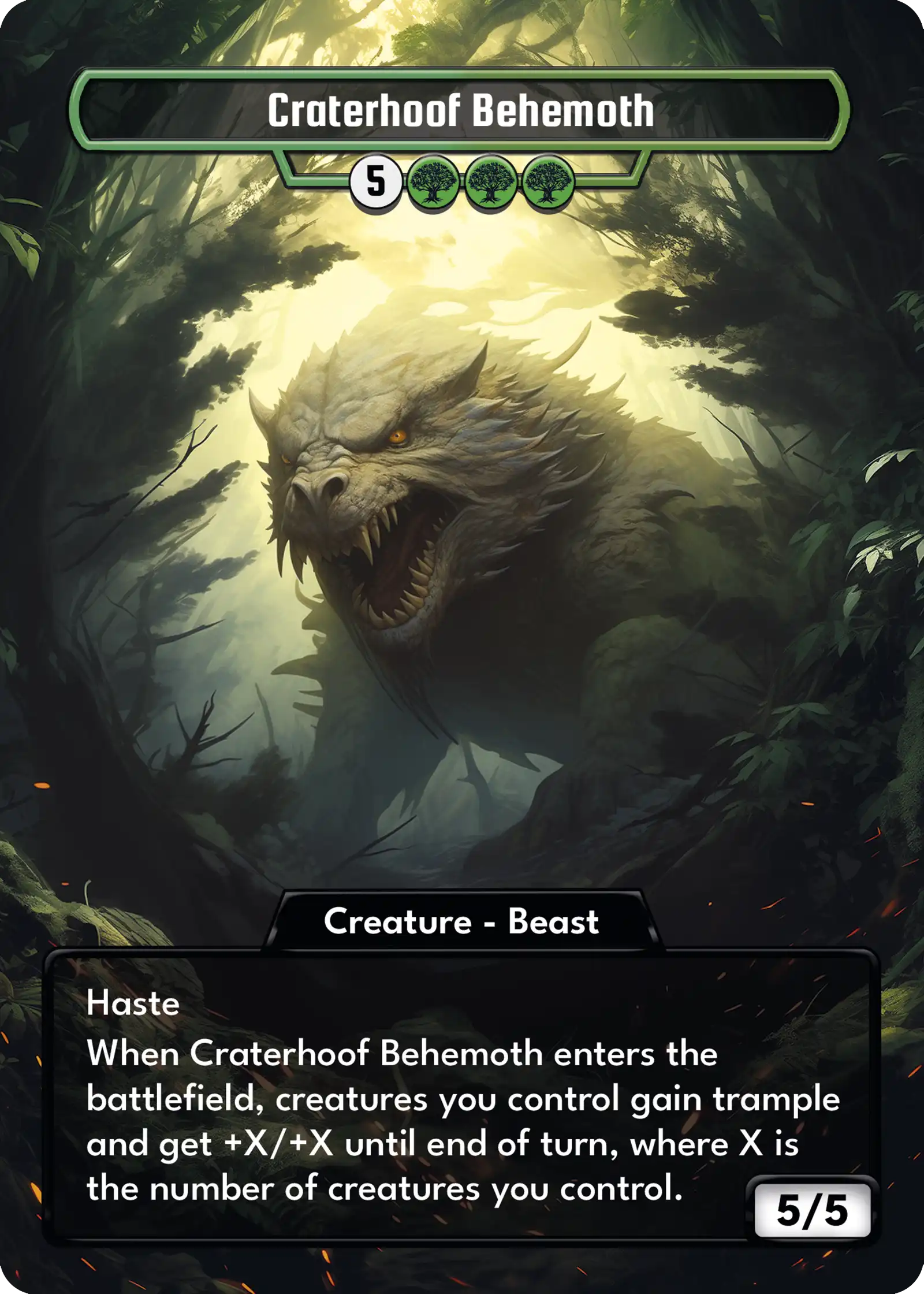 Craterhoof Behemoth