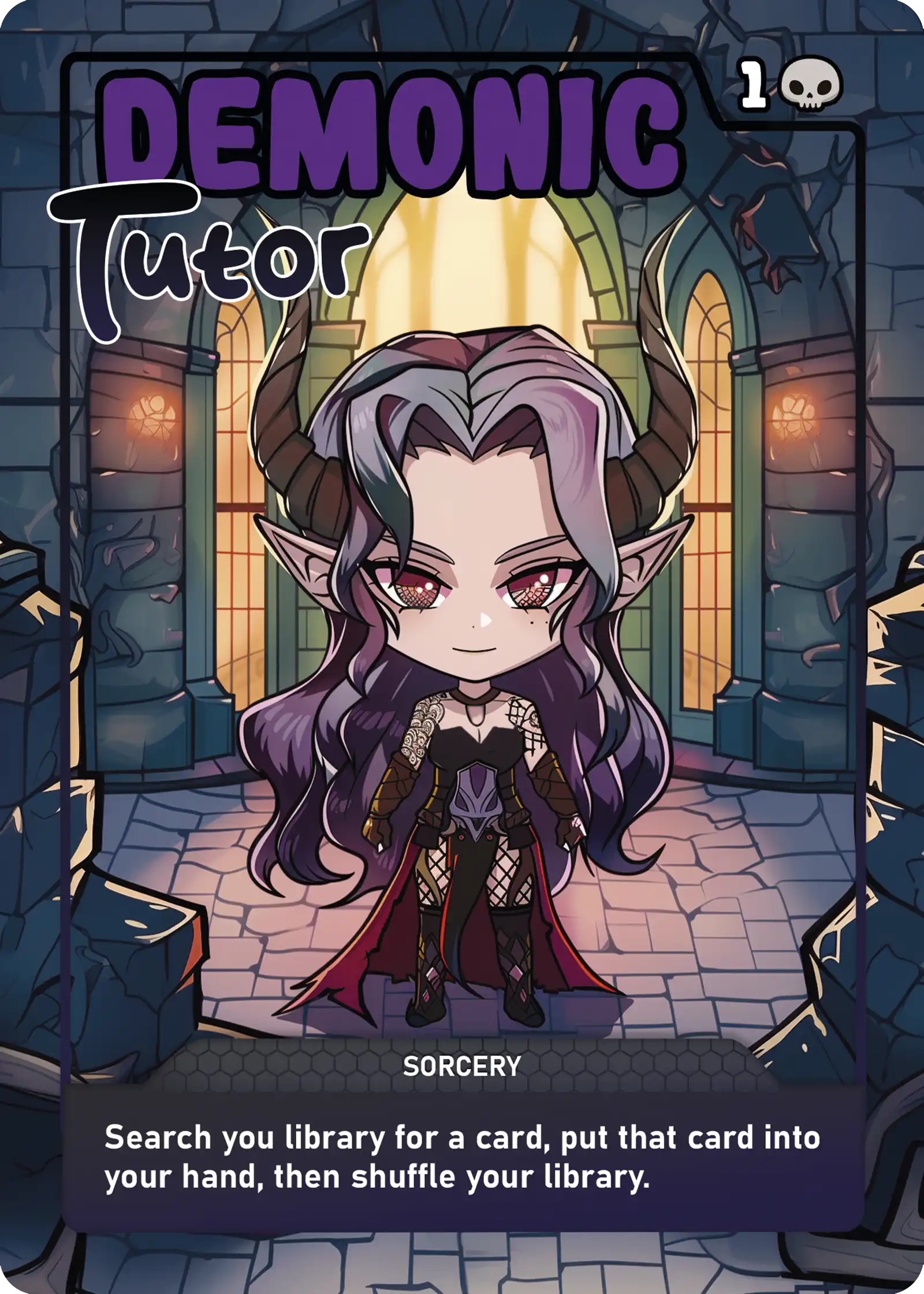 Demonic Tutor Chibi