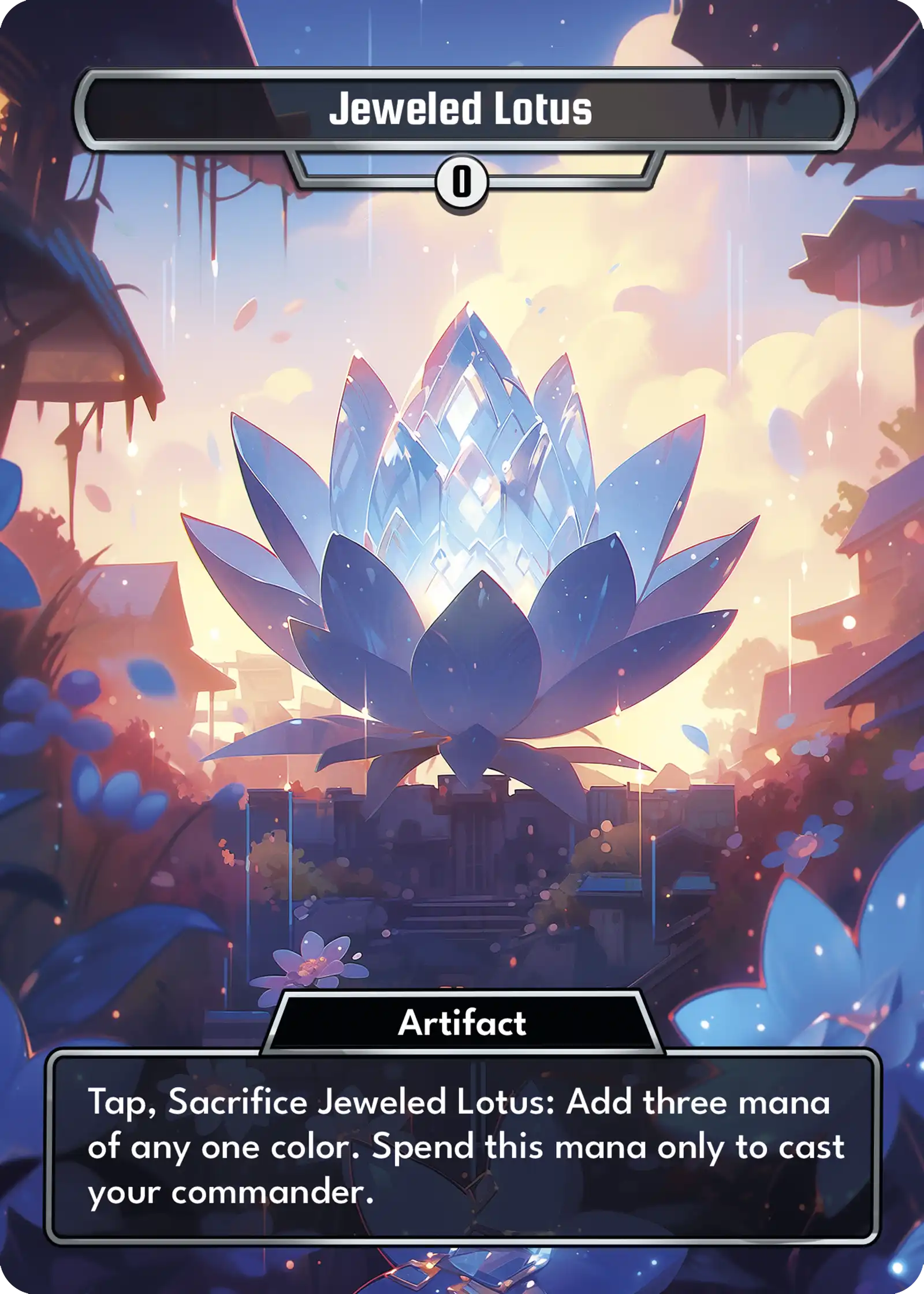 Jeweled Lotus #3