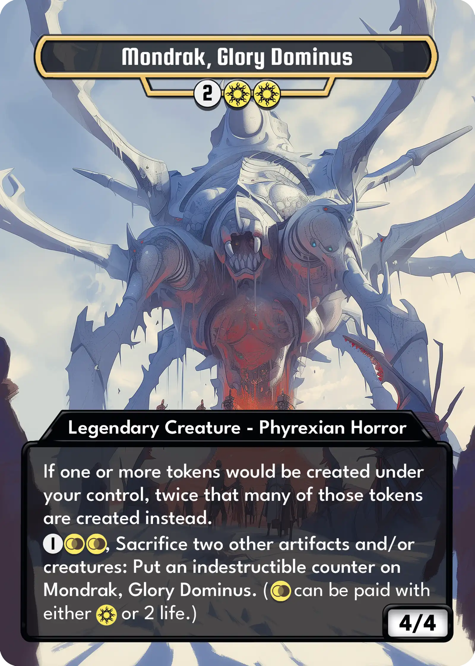 Mondrak, Glory Dominus