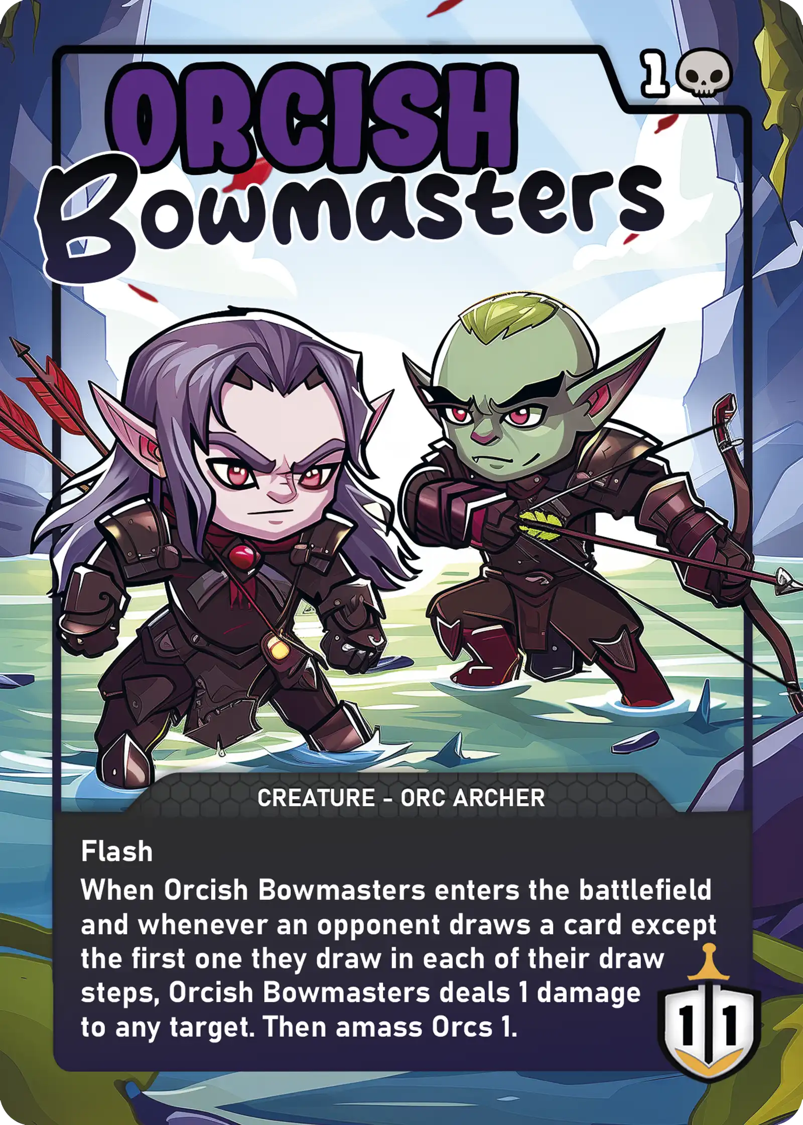 Orcish Bowmasters Chibi