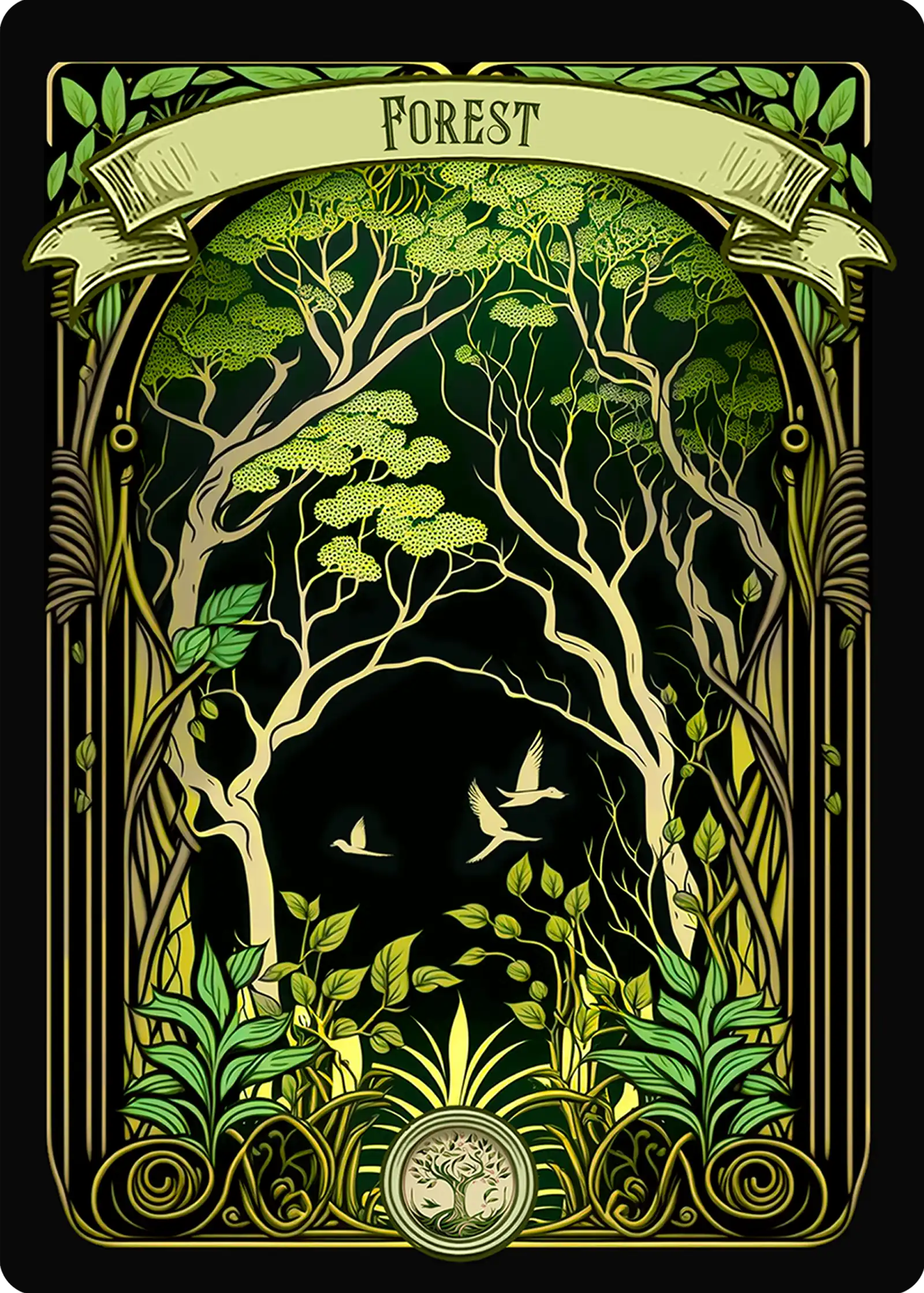 Retro Basic Forest