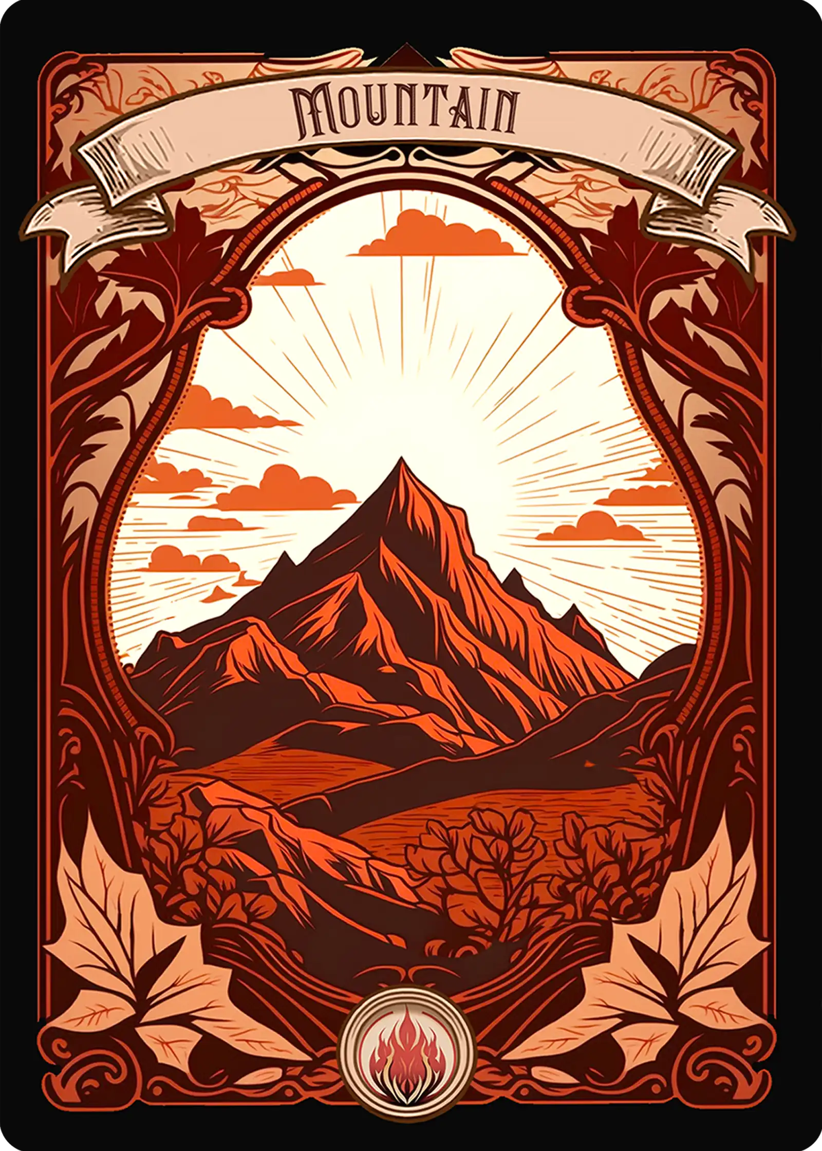 Retro Basic Mountain
