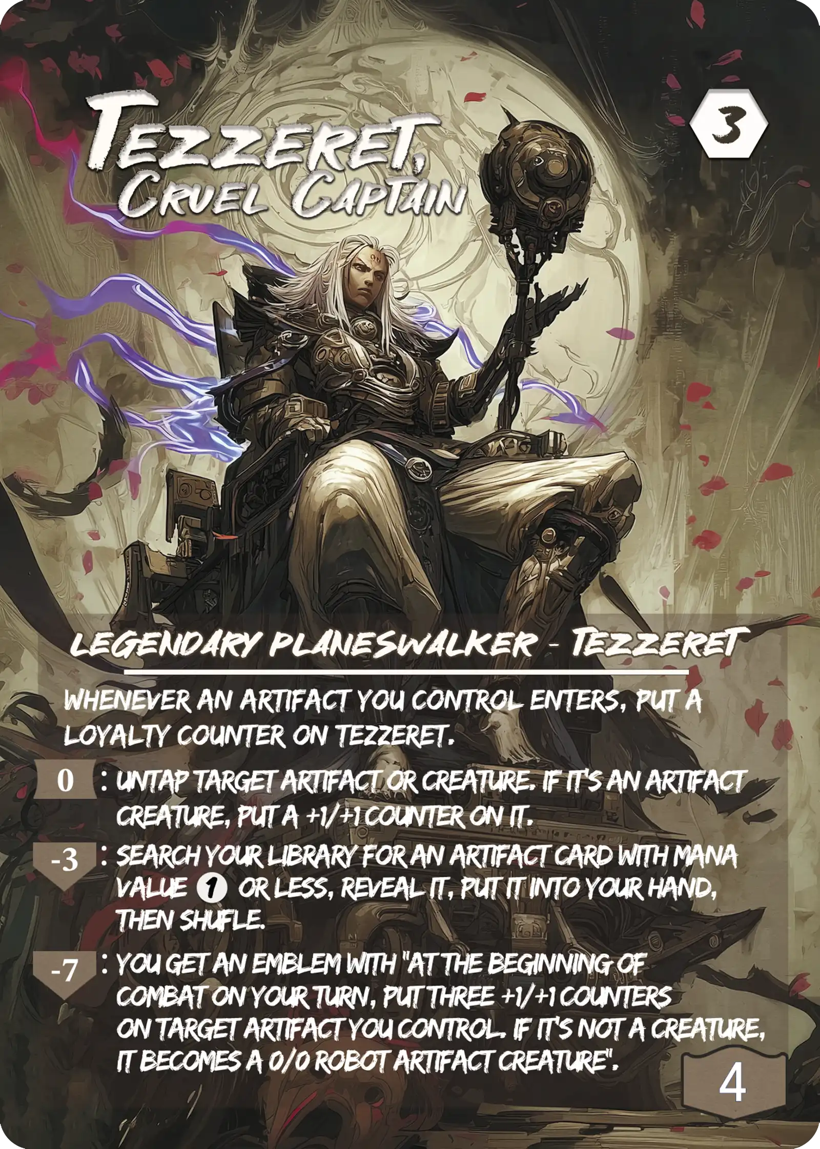 Tezzeret, Cruel Captain
