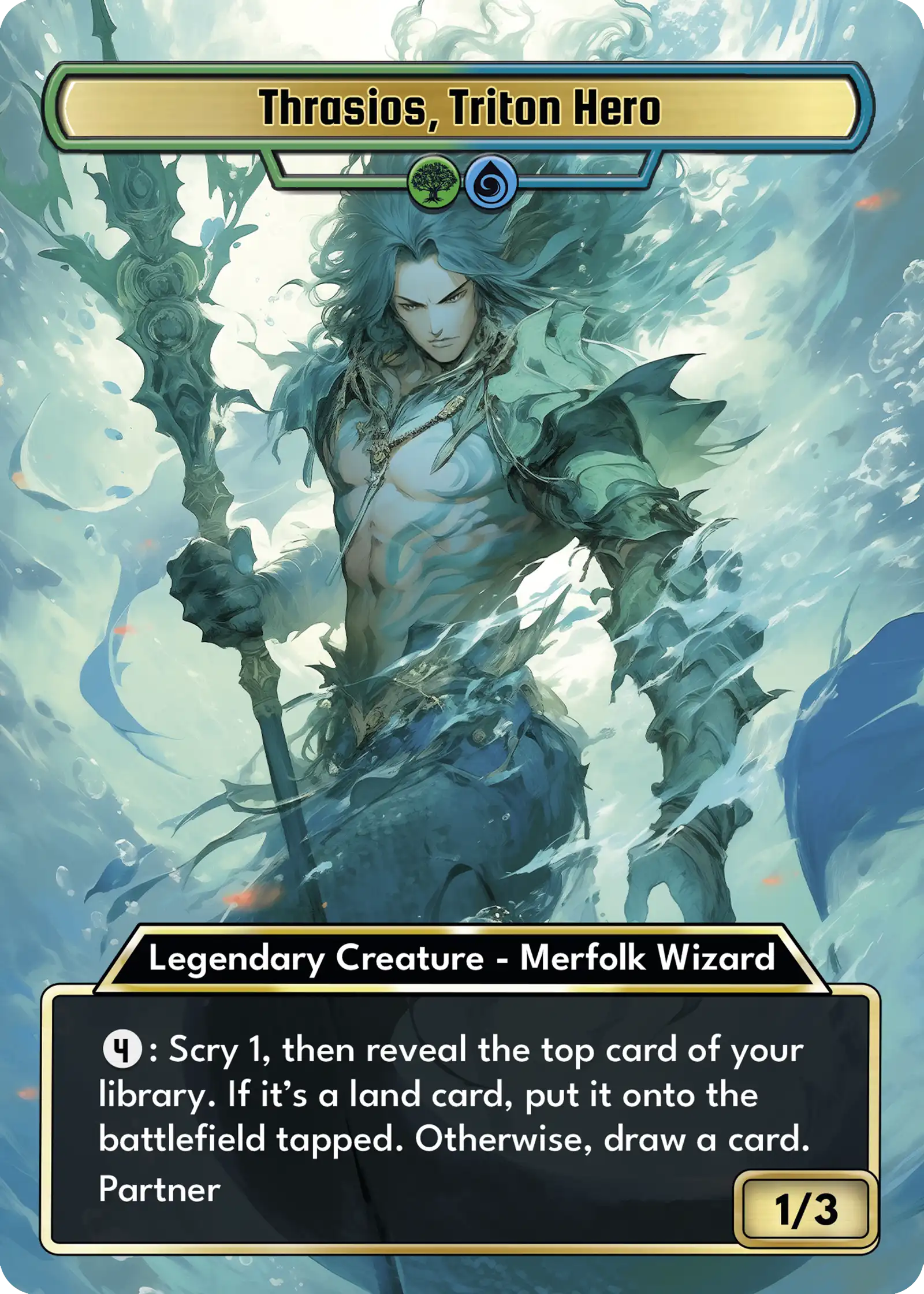 Thrasios, Triton Hero