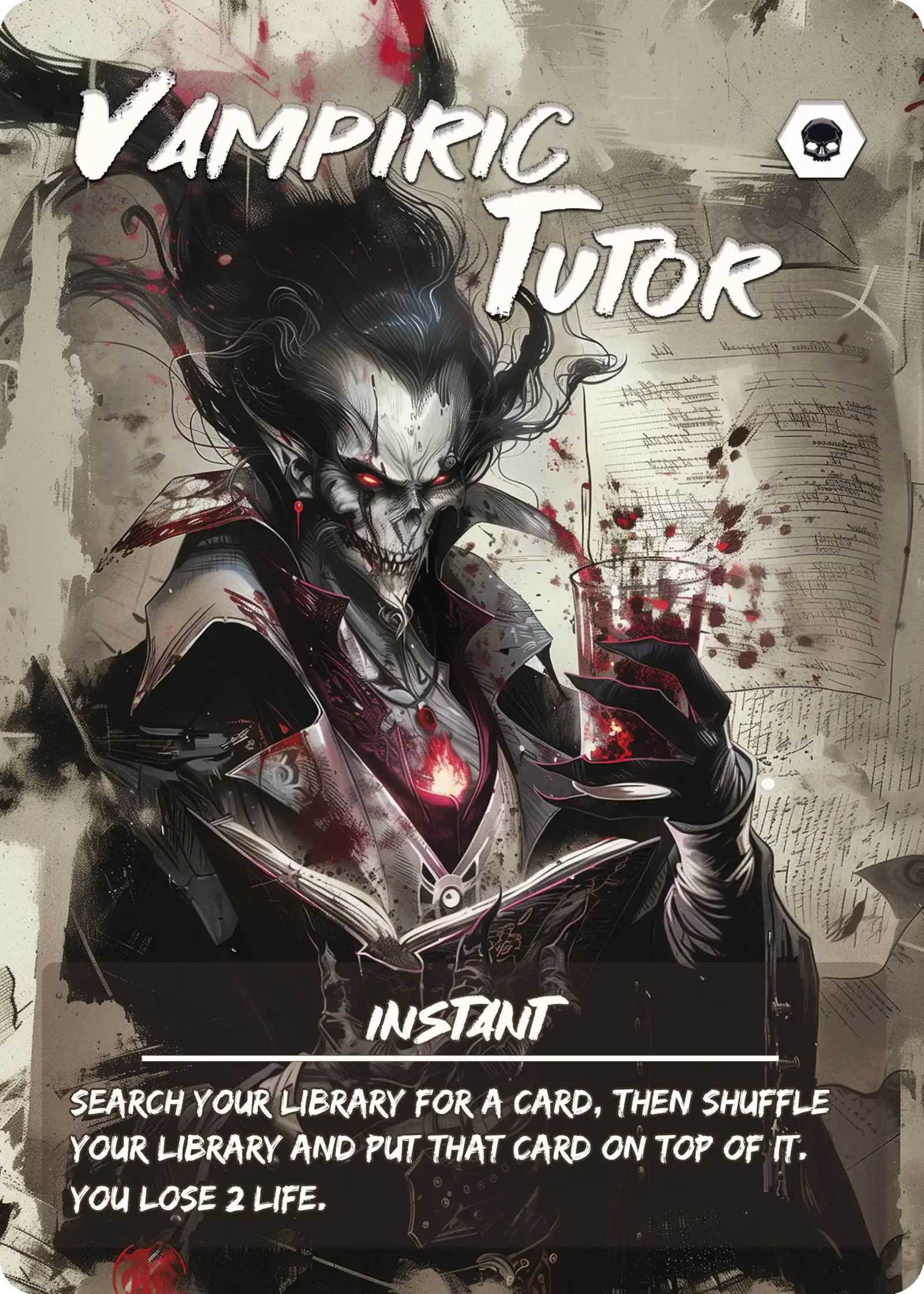 Vampiric Tutor Japanese