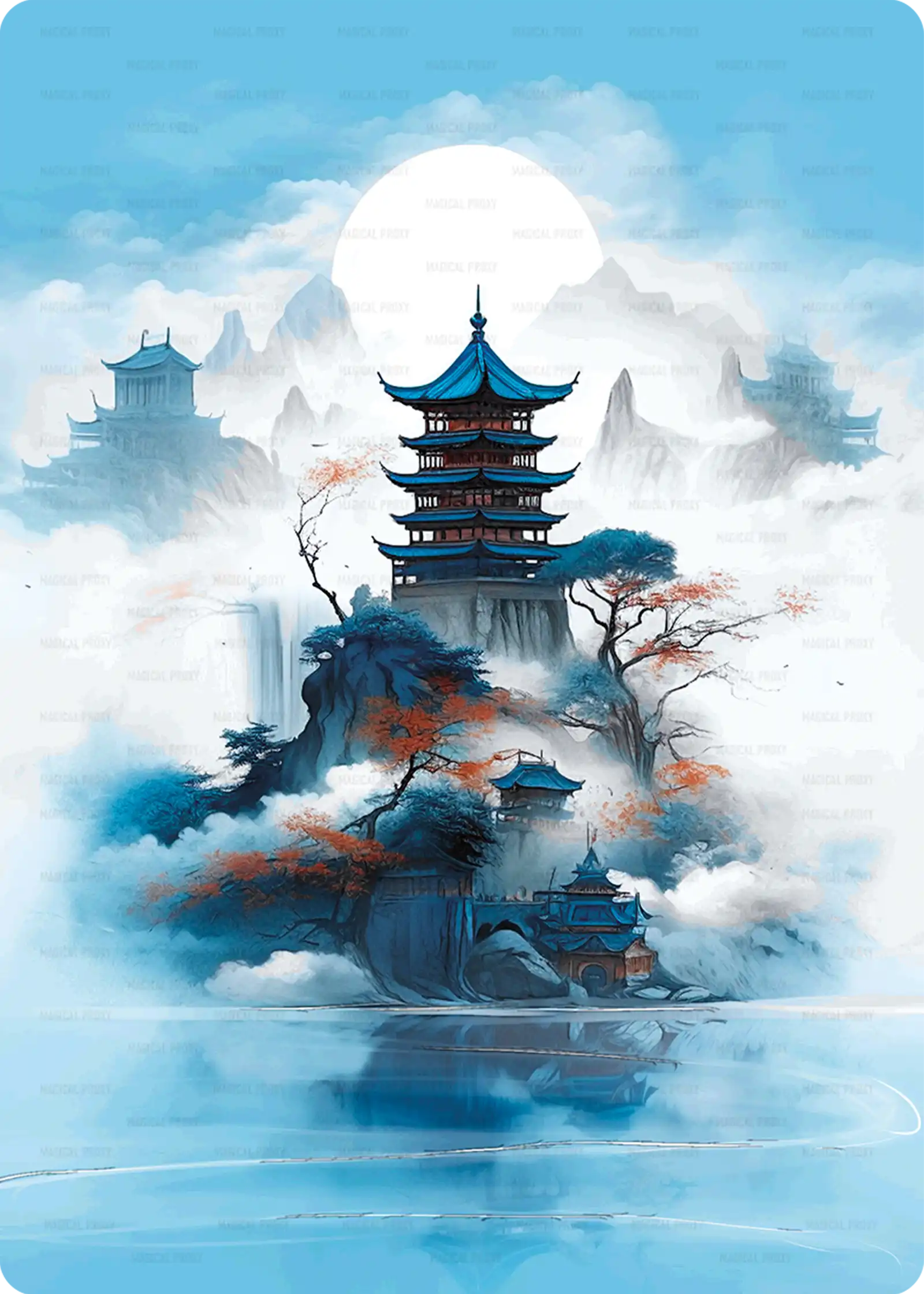 WaterColor Island NO FRAME