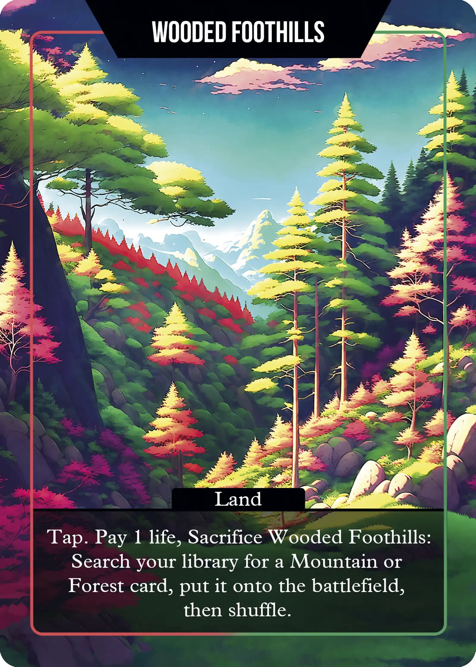 Wooded Foothills